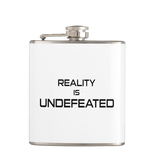Reality Is Undefeated Flask (Front)