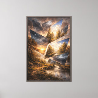 Reality Isn’t Whole Canvas Print