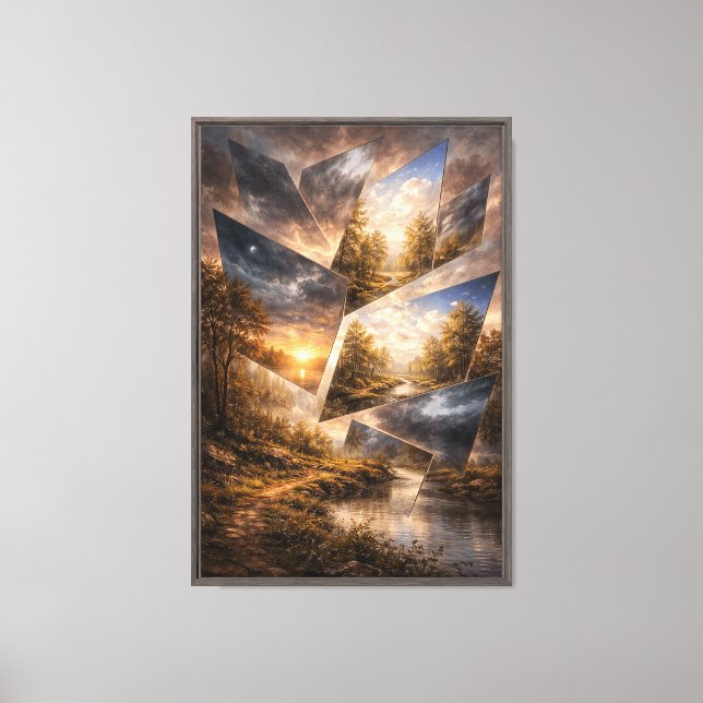 Reality Isn’t Whole Canvas Print (Front)