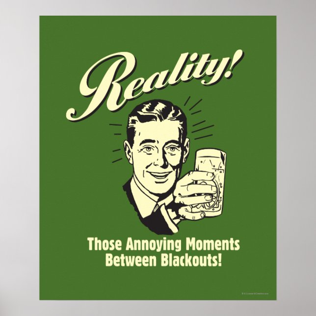 Reality: Moments Between Blackouts Poster (Front)