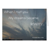 Reality Nightmare Card (Front Horizontal)