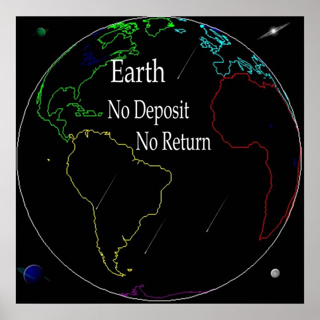 Reality Of Earth Poster (Front)