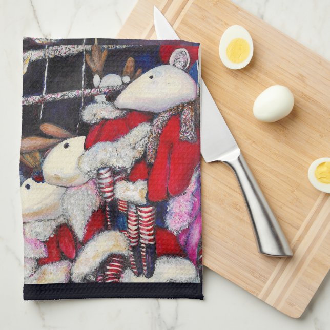 Reality on Vacation Kitchen Towel (Quarter Fold)