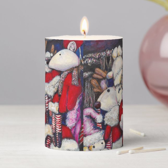 Reality on Vacation Pillar Candle (In Situ)