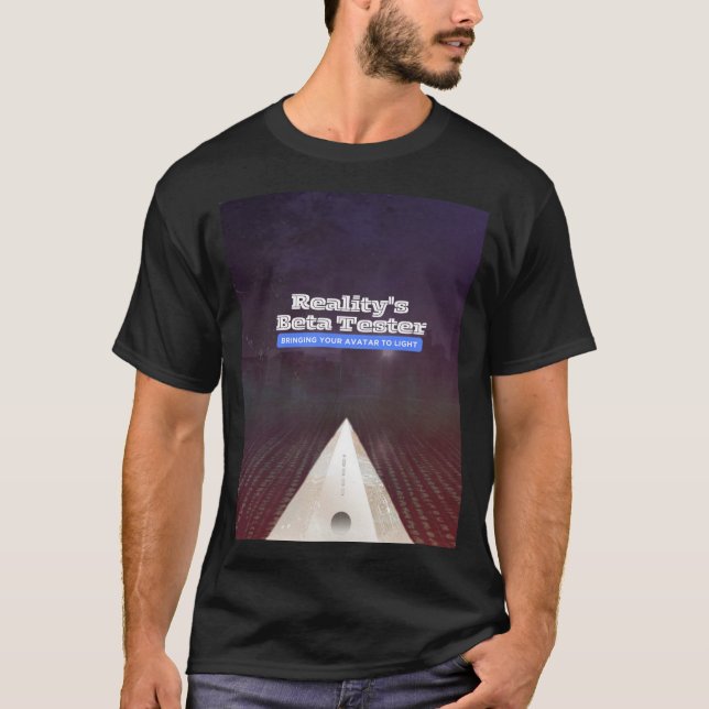 Reality’s Beta Tester for Simulation Theory Matrix T-Shirt (Front)