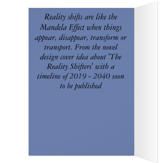 Reality Shifters (Inside (Left))