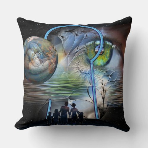 Reality Shifters Design Throw Pillow