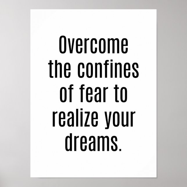 Realize Your Dreams Poster (Front)