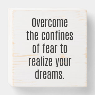 Realize Your Dreams Wood Box Sign