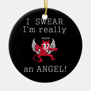 Really an Angel ornament, customize Ceramic Ornament
