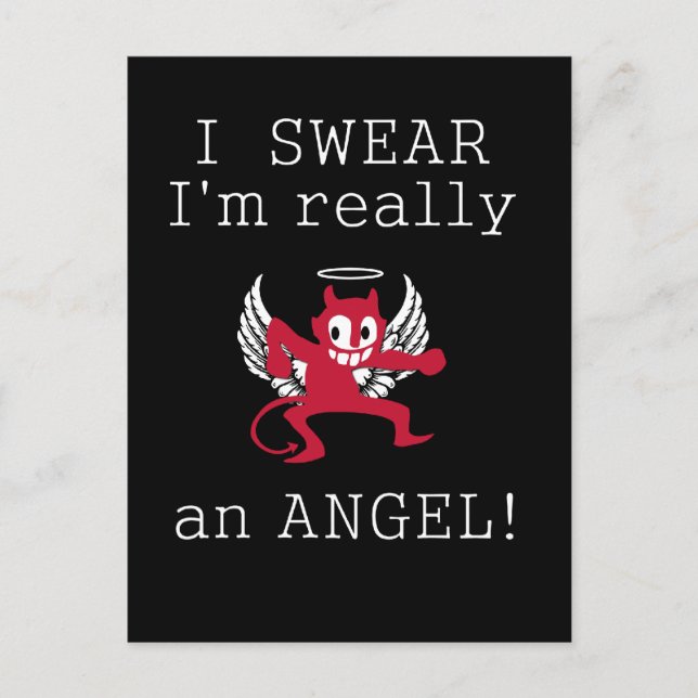 Really an Angel postcard, customize Postcard (Front)