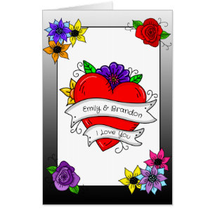 Really Big Personalized Valentine's Day    Card