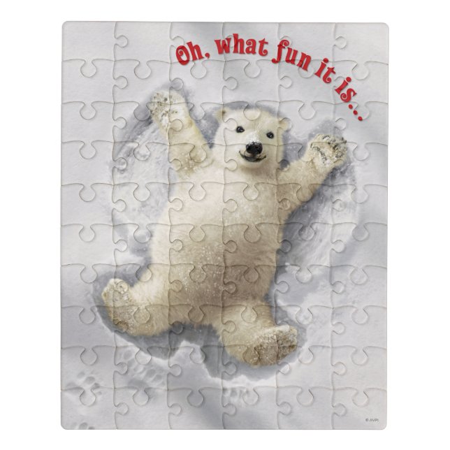 Really Big Snow Angel Jigsaw Puzzle (Puzzle Vertical)