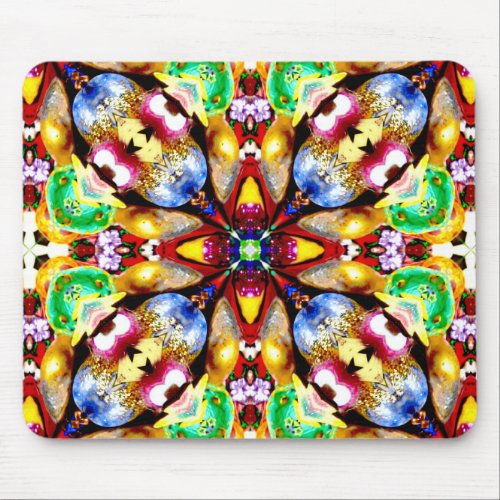  Really Bright Christmas Fractal   Mouse Pad