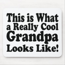 Really Cool Grandpa Pad Mouse Pad