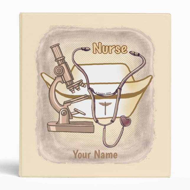 Really cool nurse  3 ring binder (Front)