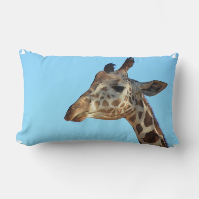 Really Cute Giraffe Lumbar Pillow (Front)