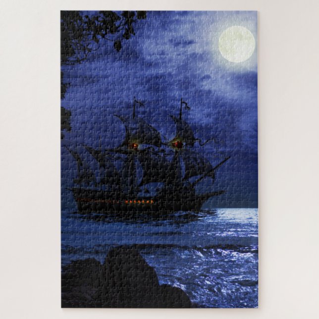 Really difficult pirate ship jigsaw puzzles (Vertical)
