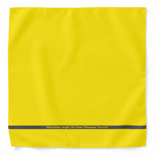 Really Electric Yellow Bandana