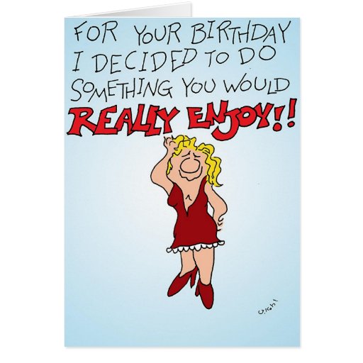 Really Enjoy Card | Zazzle