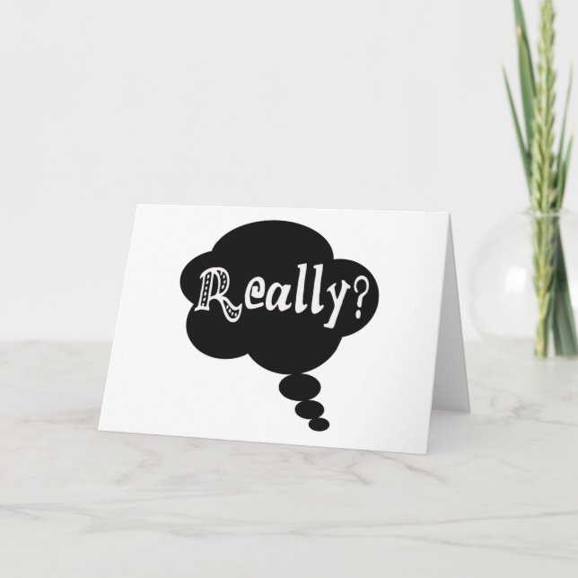 Really? Holiday Card (Front)