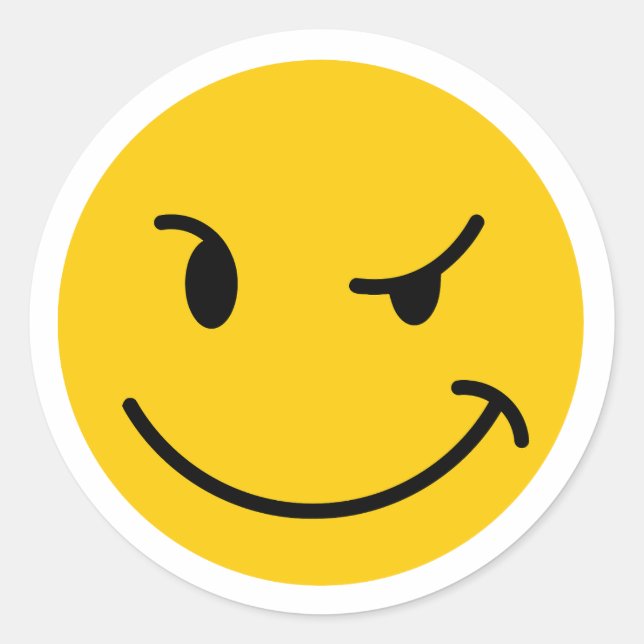 Really Icon Classic Round Sticker (Front)