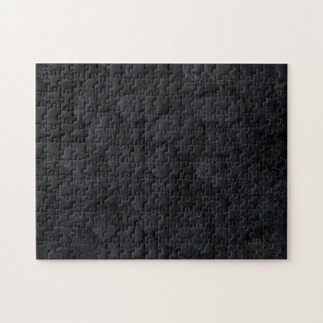 Really Impossible Black Charcoal Jigsaw Puzzle (Horizontal)