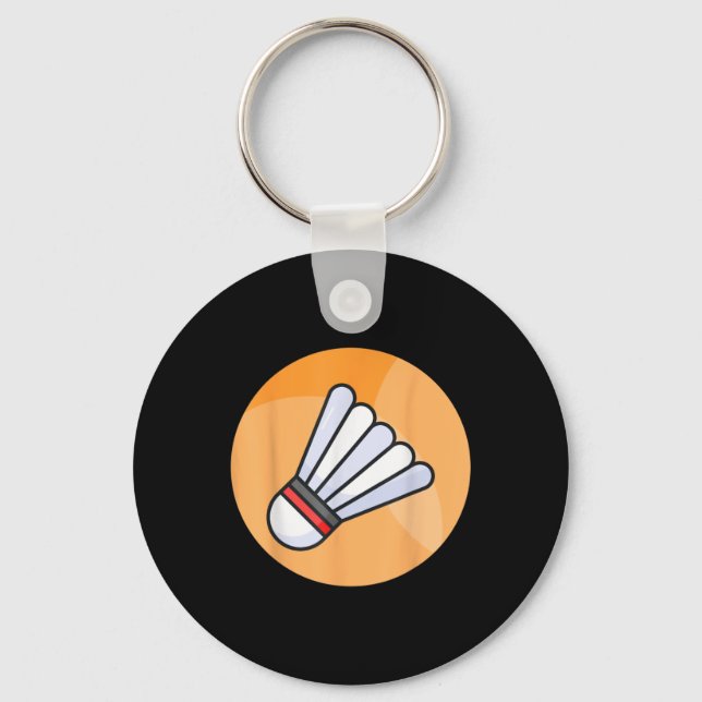 Really Like Badminton Shuttle Birdie 5  Keychain (Front)