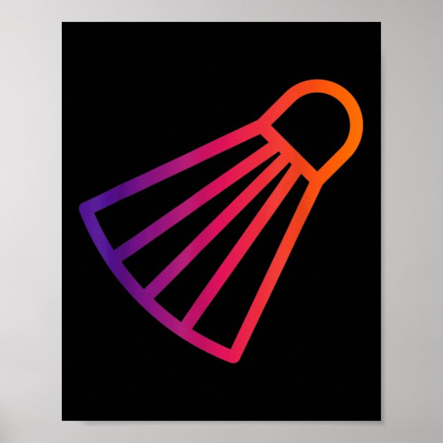 Really Like Badminton Shuttle Birdie 6  Poster (Front)