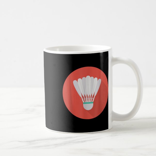 Really Like Badminton Shuttle Birdie 7  Coffee Mug (Right)