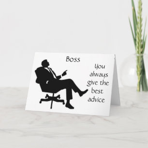 **REALLY NICE** BIRTHDAY CARD FOR YOUR **BOSS**