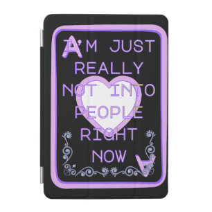 Really Not Into People Right Now Ace of Hearts iPad Mini Cover