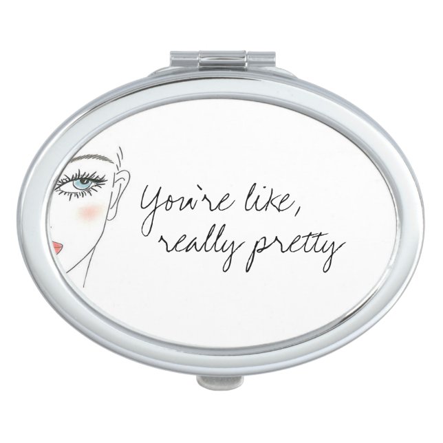 Really Pretty Compact Mirror (Front)