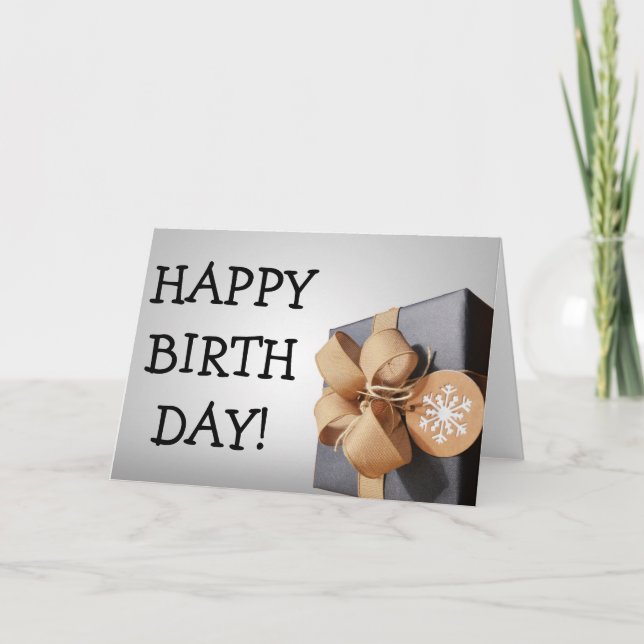 Really, really big "HAPPY BIRTHDAY" - Card (Front)