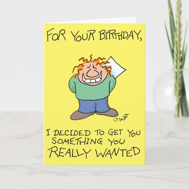 Really Wanted Card (Front)