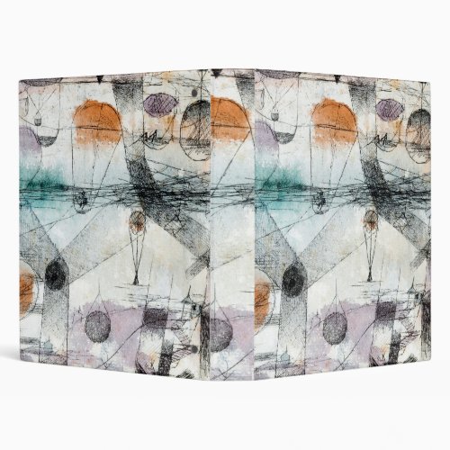 Realm of Air Paul Klee Abstract Expressionist 3 Ring Binder