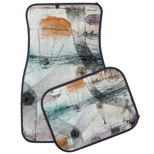 Realm of Air Paul Klee Abstract Expressionist Car Floor Mat