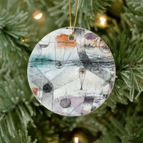 Realm of Air Paul Klee Abstract Expressionist Ceramic Ornament
