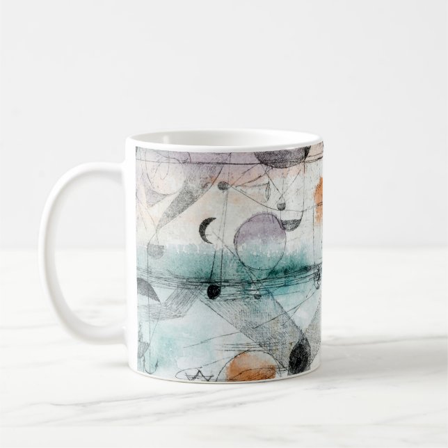 Realm of Air Paul Klee Abstract Expressionist Coffee Mug (Left)