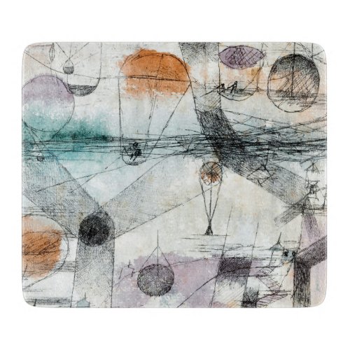 Realm of Air Paul Klee Abstract Expressionist Cutting Board