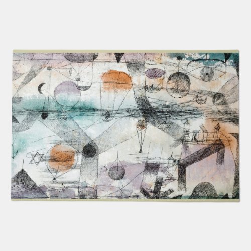 Realm of Air Paul Klee Abstract Expressionist Doormat