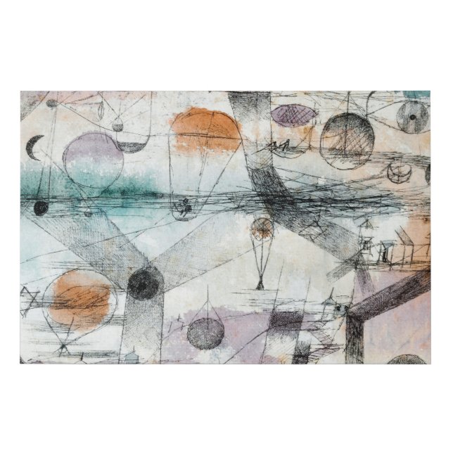 Realm of Air Paul Klee Abstract Expressionist Faux Canvas Print (Front)