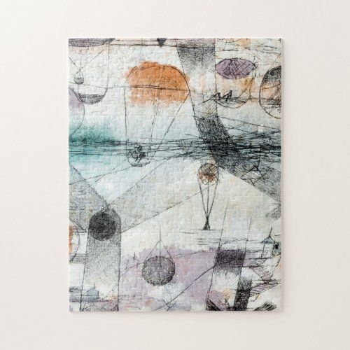 Realm of Air Paul Klee Abstract Expressionist Jigsaw Puzzle