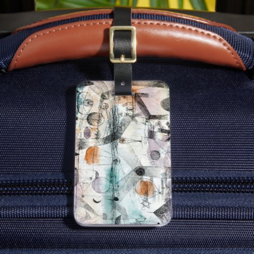Realm of Air Paul Klee Abstract Expressionist Luggage Tag