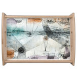 Realm of Air Paul Klee Abstract Expressionist Serving Tray