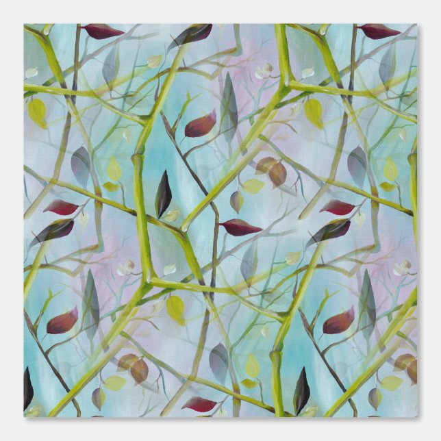 Realm of Foliage in Green Shades Wallpaper (Front)