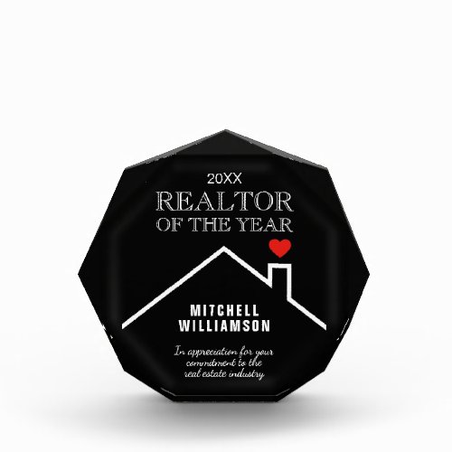 Realtor Acrylic Award