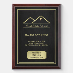 Realtor Award Plaque