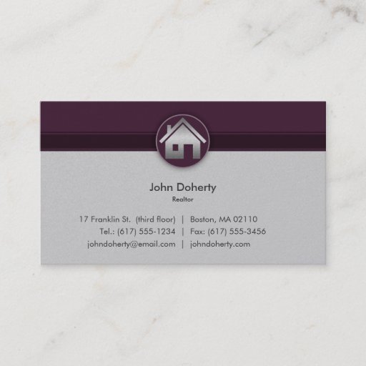 Customizable Realtor Business Card