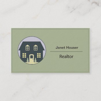 Realtor Business Card by lazyrivergreetings at Zazzle